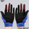 Gloves cross Fly F-16 red, white and blue