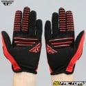 Guanti cross Fly Antivento Lite nero e rosso