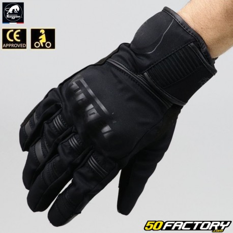 Gloves Furygan Jet All Season Ares Evo CE Approved Motorcycle Black