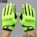 Winter gloves Shot Trainer CE approved fluorescent yellow motorcycle