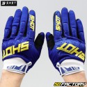 Gloves cross Shot Drift Spider CE approved blue motorcycle