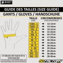 Handschuhe cross Shot Drift Spider CE-geprüftes blaues Motorrad