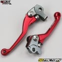 Front brake levers and clutch Gas Gas EC, XC 250, 300 (Nissin master cylinders) 4MX red