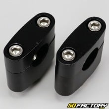 Black 22mm Handlebar Pads