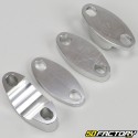 28mm gray handlebar risers