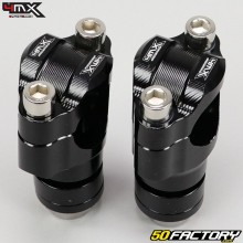 28MX black adjustable 4mm handlebar clamps