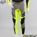 Pantaloni Fox Racing Flexair Mirer nero e giallo neon