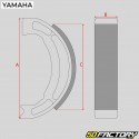 115x25 mm sapatas de freio Yamaha TI 50