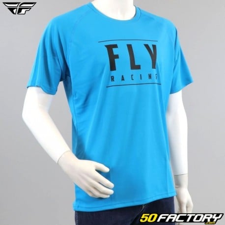 T-shirt Fly Action azul e preto