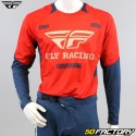 Maillot Fly Evolution DST rouge et gris