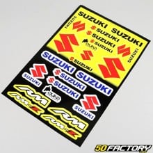 Planche de stickers Suzuki MX 30x45cm