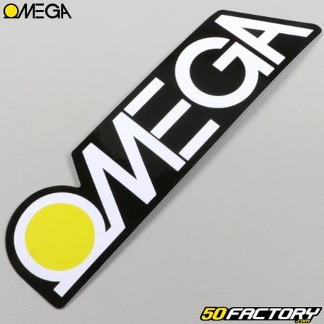 Omega 130x32 mm sticker black