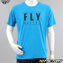 T-shirt Fly Action blau und schwarz
