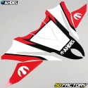 Kit grafiche adesivi Yamaha YFZ 450 R (dal 2014) Ahdes rosso