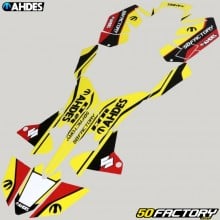 Decoration kit Suzuki LTR 450 Ahdes yellow and red