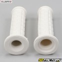 Handlebar grips
 Peugeot 103, 51 MBK Lusito white embossed