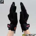 Guantes de mujer Furygan Jet Lady 3O negra y rosa