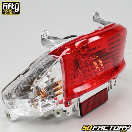 Luz trasera roja Peugeot Vclic, baotiano BT49QT9, TNT Motor Roma Fifty