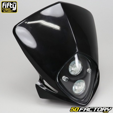 Careta tapa frontal Fifty Duke Negra