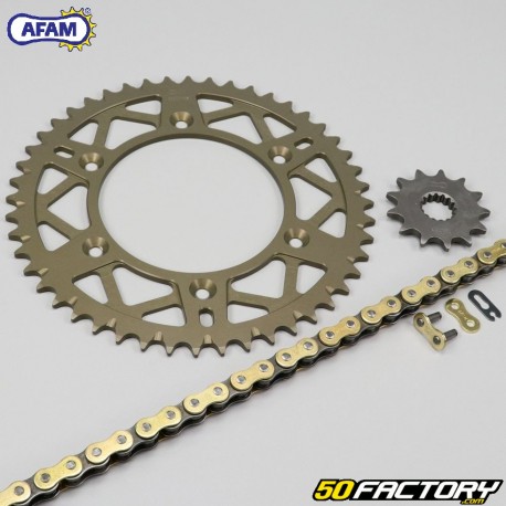 Kit catena rinforzata 13x48x112 Beta RR Enduro,  Racing 430, 450 ... Afam  or