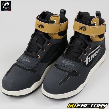 Chaussures Furygan Basket Get Down D3O noires et marrons