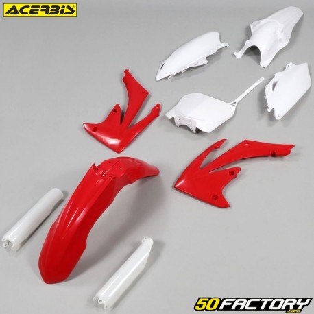 Honda CRF 250, 450 R (2009 - 2010) plastics kit Acerbis White and red