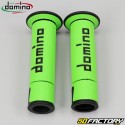 Poignées Domino A450 Road-Racing Grips vertes et noires