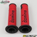 Punhos Domino 450 Estrada-Racing Gripvermelho e preto s