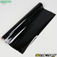 Covering professionnel Grafityp noir brillant 150x50cm