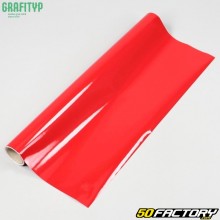 Covering professionnel Grafityp rouge brillant 150x50cm