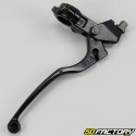 Black universal clutch handle with black lever and V4 mirror support