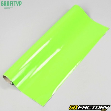 Klebefolie Grafityp Profi-Qualität Covering 150x100cm glänzend grün