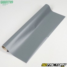 Pellicola adesiva profesionale Grafityp argento opaco 150x100cm