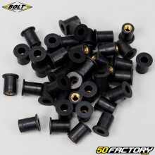 Fairing inserts, front face, screen... Ø5 mm Bolt (set of 50)