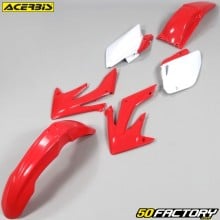 Kit de plástico Honda CRF XNUMX R (XNUMX - XNUMX) Acerbis  vermelho e branco