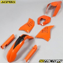 Kit de plásticos KTM EXC, EXC-F XNUMX, XNUMX, XNUMX... (XNUMX - XNUMX) Acerbis  Laranja