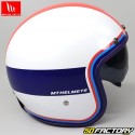 Casque jet MT Helmets Le Mans II blanc et bleu