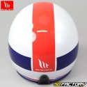 Capacete a jato MT Helmets Le Mans II branco e azul