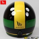 Casque jet MT Helmets Le Mans II noir et vert brilllant