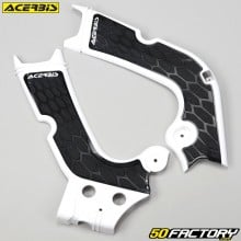 Frame guards Honda CRF 250 R (2018 - 2019), 450 R (2017 - 2018), 250, 300 RX (2019) Acerbis  X-Grip white and black