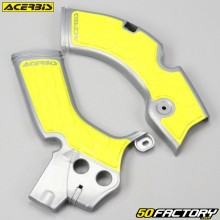 Protectores de chasis cubre cuadro Suzuki RM Z 250 (2010 - 2018) Acerbis  X-Grip gris y amarillo