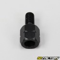 Standard mirror adapter 10mm to 8mm inverted black