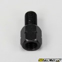 Standard mirror adapter 10mm to 10mm inverted black