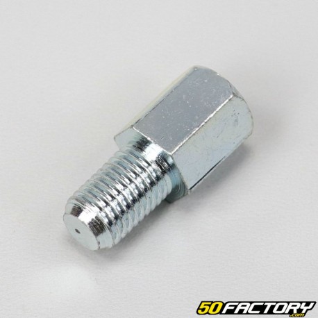 8mm mirror reverse to 10mm reverse mirror adapter chrome