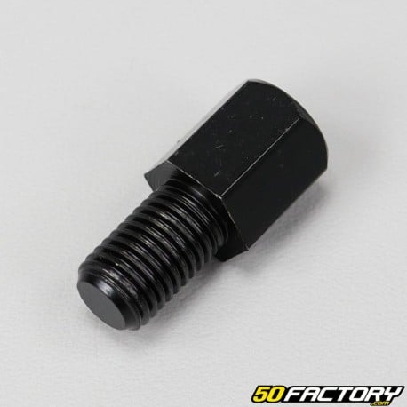 Adaptateur rétroviseur 8mm standard vers 10mm standard noir