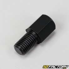 10 mm standard to 10 mm standard mirror adapter black