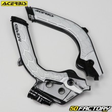 Protectores de cuadro Husqvarna FC, FE 250, 350, 450 (desde 2019), Gas Gas CE 250, 350... Acerbis  X-Grip negro y gris