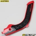 Frame protectors Husqvarna FC, FE 250, 350, 450 (since 2019), Gas Gas EC 250, 350... Acerbis  X-Grip red and black