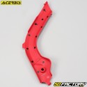 Frame protectors Husqvarna FC, FE 250, 350, 450 (since 2019), Gas Gas EC 250, 350... Acerbis  X-Grip red and black