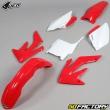Kit de plástico Honda CRF XNUMX R (XNUMX - XNUMX) UFO  vermelho e branco